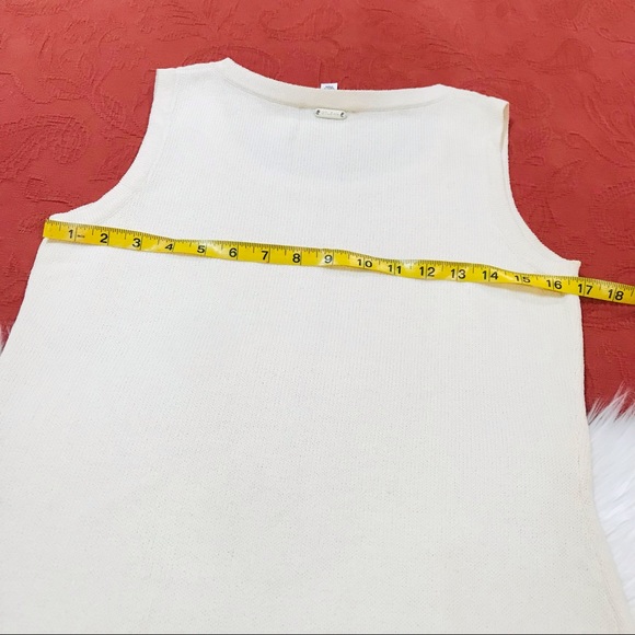 St. John Sleevless Knit Pearl Sweater Dress Sz P - Picture 9 of 12